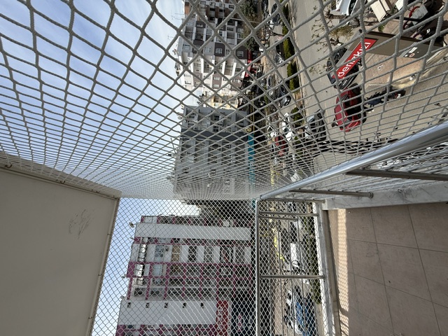 Şehir Merkezli Daire Balkon Güvenlik Filesi